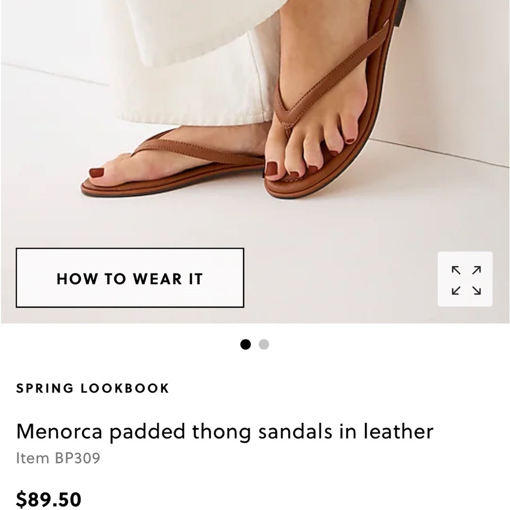 J Crew Minorca Padded Thong